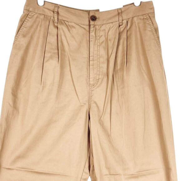 a.n.a. Women's Highest-Rise Tapered Leg Maple Brown Pleated Pants Size 16 NWT - Picture 3 of 11